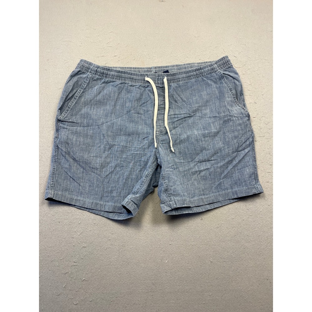 Lands' End Shorts Chambray Blue Large W36-38 Mens